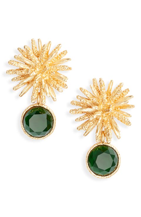 Starburst X Drop Earrings