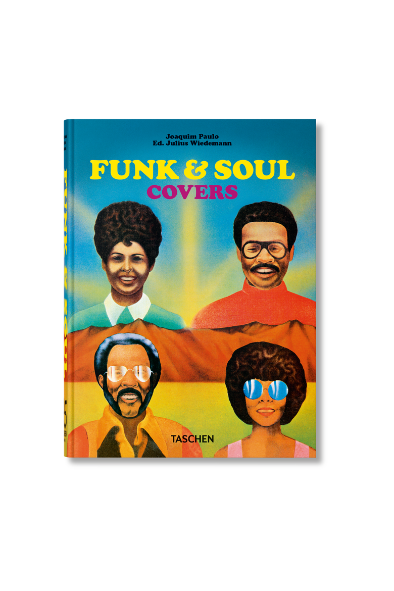Funk and Soul Covers 45th ed English French German Book, Main, color, Blue