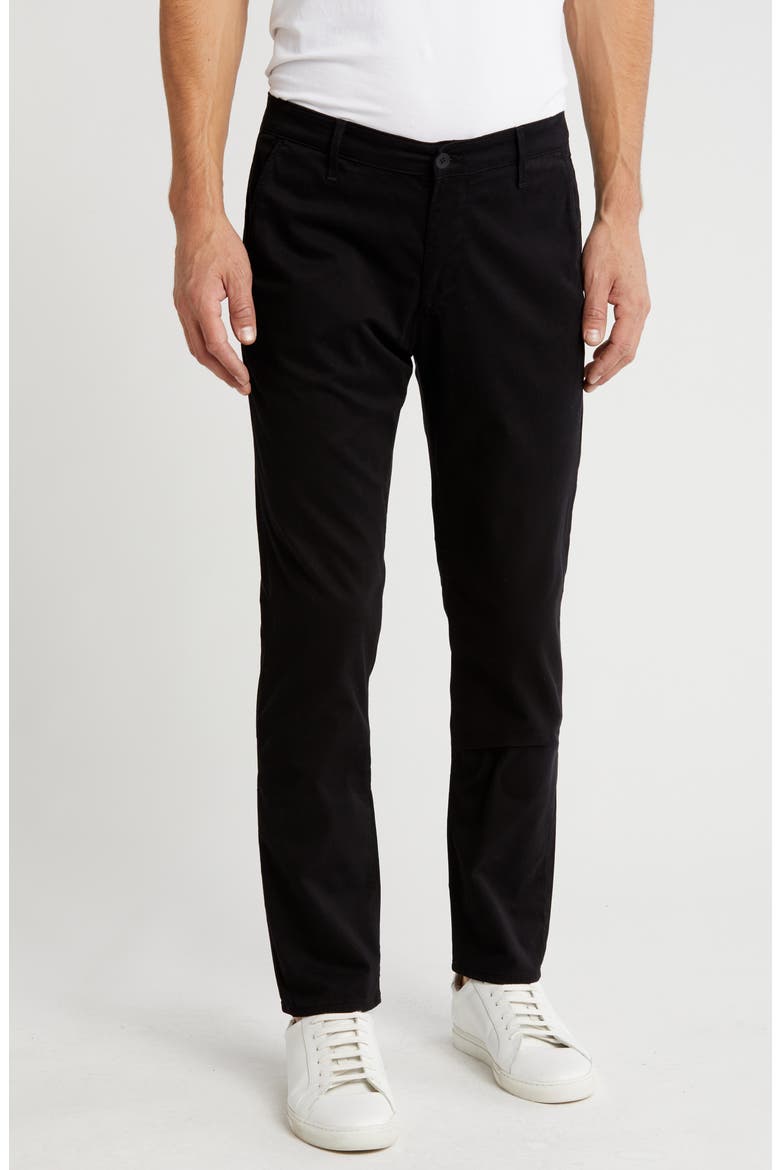 Marshall Men's Slim Fit Chinos, Main, color, PURE BLACK