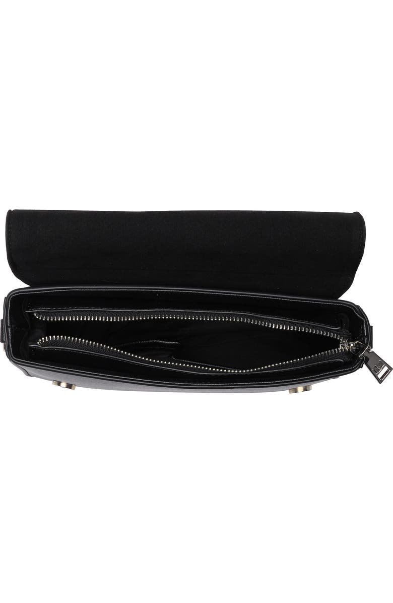 Badgley Mischka Collection Bow Crossbody Bag, Alternate, color, Black