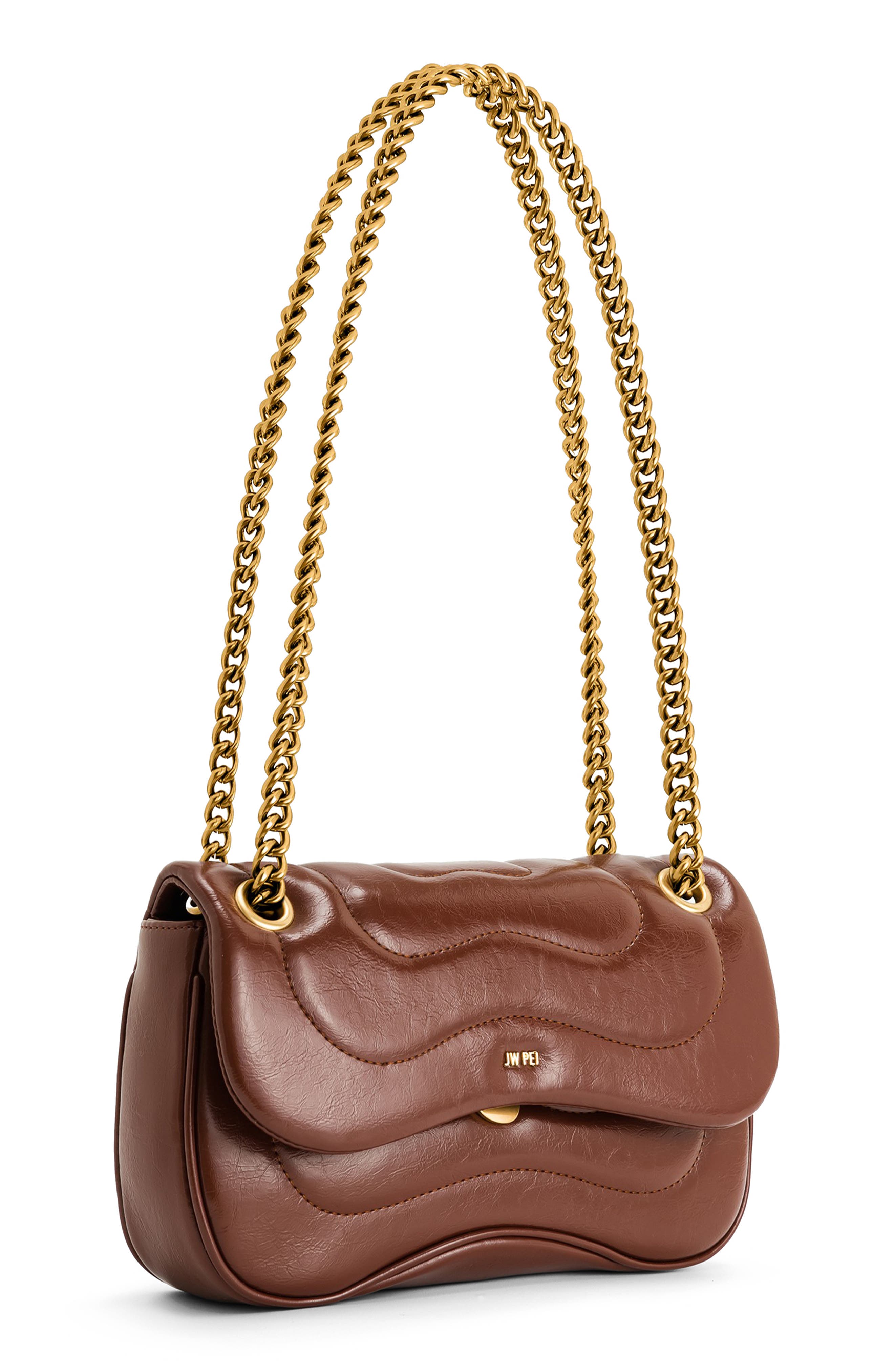 JW PEI Tina Quilted Faux Leather Convertible Crossbody Bag, Alternate, color, 