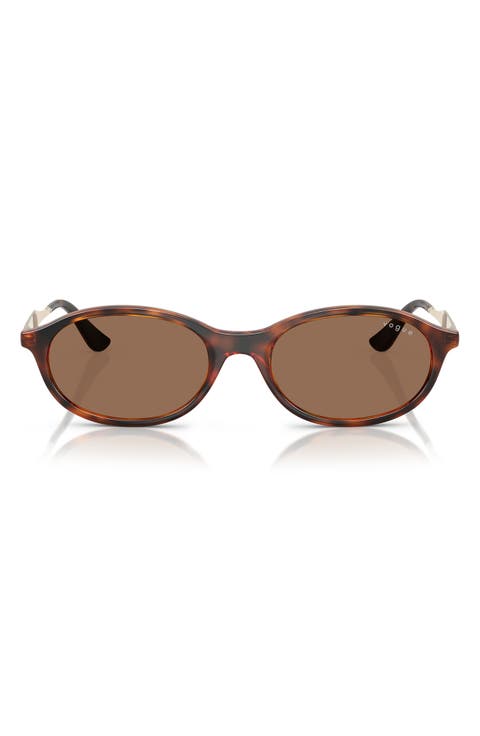 52mm Oval Sunglasses