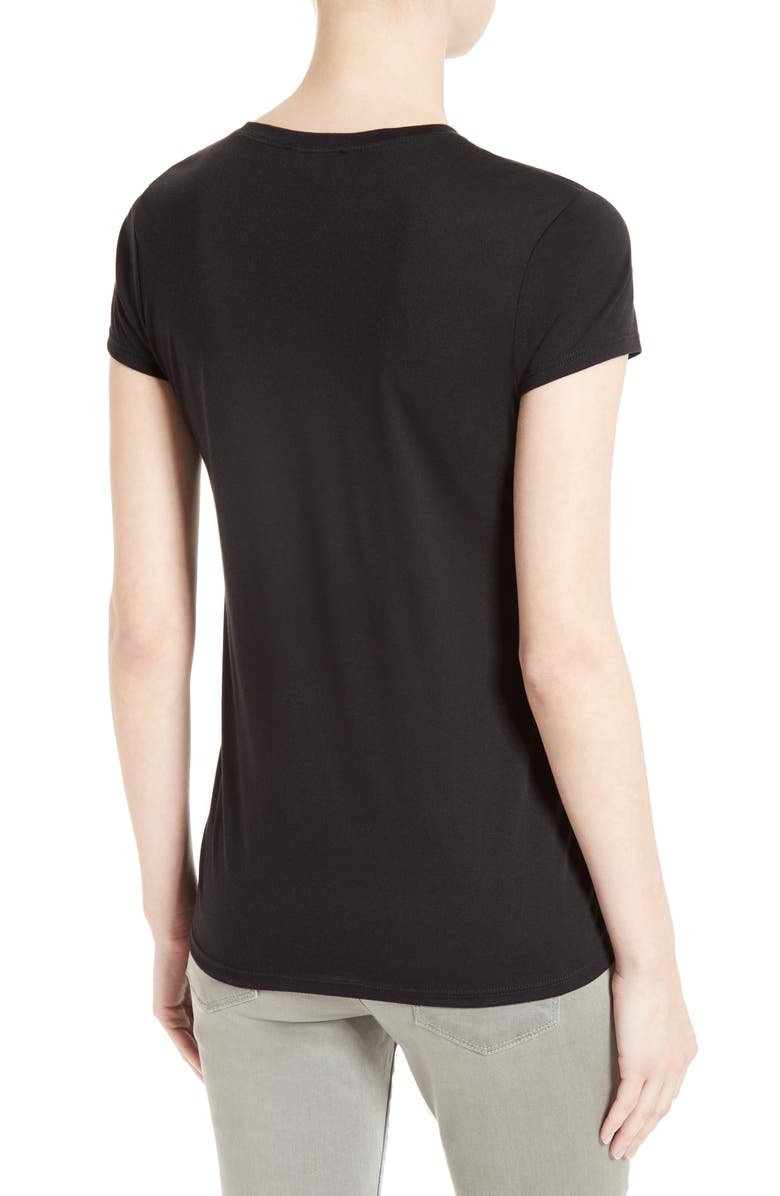 Twenty Cotton & Modal Fitted Tee, Alternate, color, 