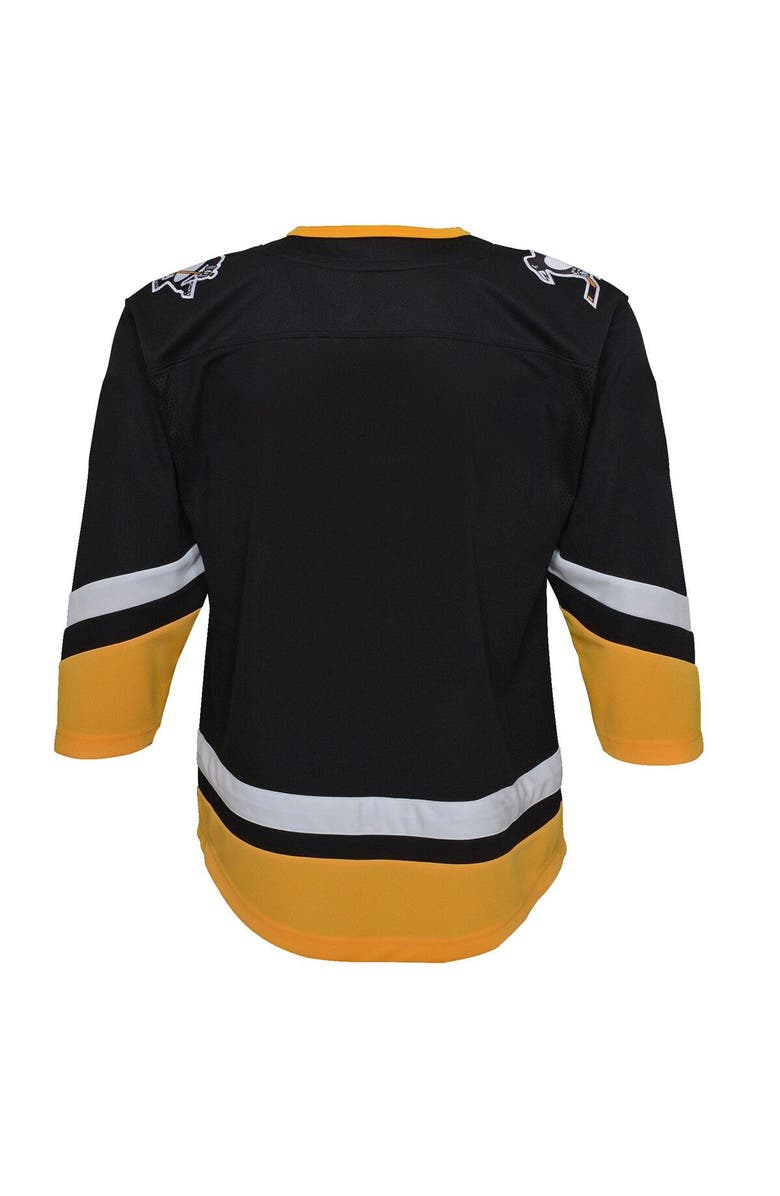 Outerstuff Youth Black Pittsburgh Penguins 2021/22 Alternate Premier Jersey, Alternate, color, Black