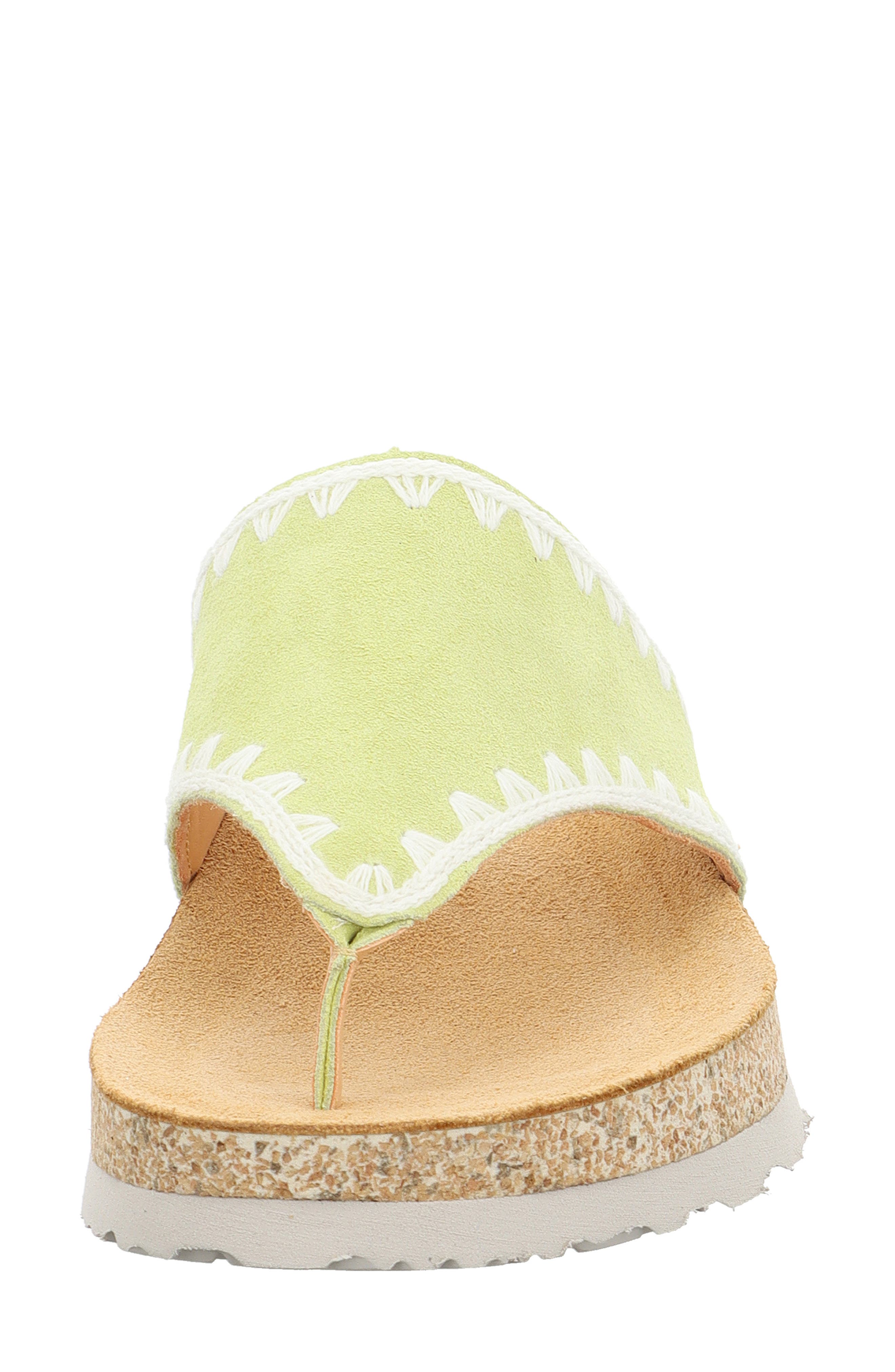Koak Whipstitch Sandal, Alternate, color, LIME