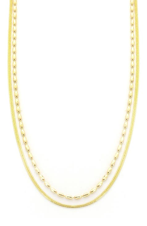 Layered Mixed Chain Necklace