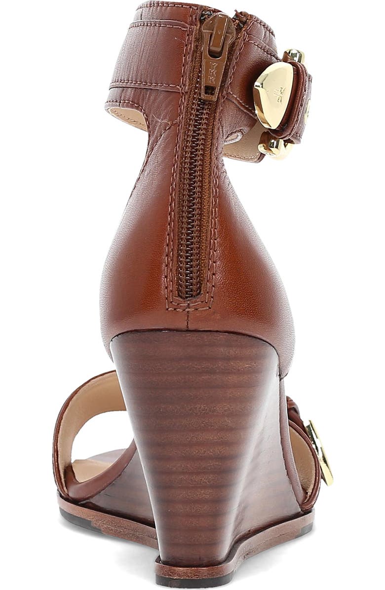 Frye Rachel Ankle Strap Wedge Sandal, Alternate, color, Ivory