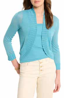 NIC+ZOE Linen Blend Bolero Cardigan