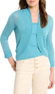 NIC+ZOE Linen Blend Bolero Cardigan
