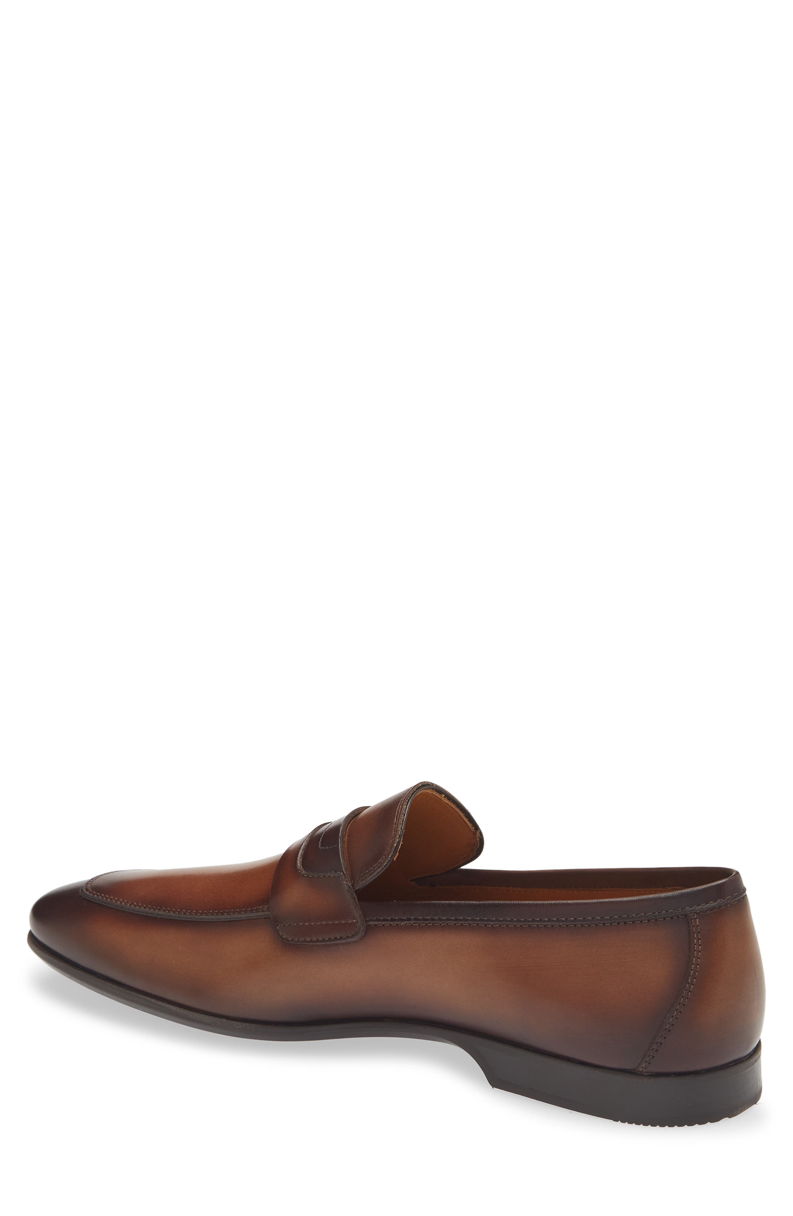 Magnanni Ratan Loafer, Alternate, color, Leno / Brown