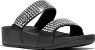 FitFlop Lulu Maxi-crystal two-bar slides