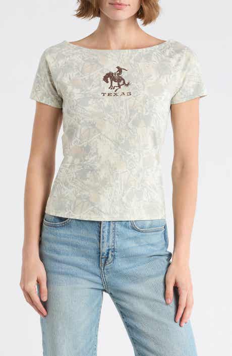 Hi Res Texas Home of Rodeo Graphic T-Shirt