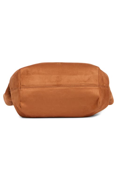 Jw Pei Hana Medium Faux Suede Tote Bag In Brown
