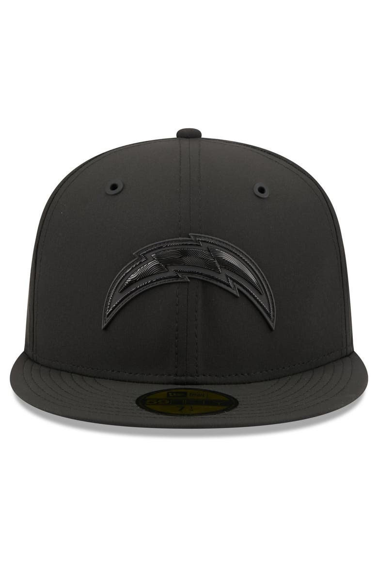 Men's New Era Black Los Angeles Chargers 2026 Sideline 59FIFTY Fitted Hat, Alternate, color, Black