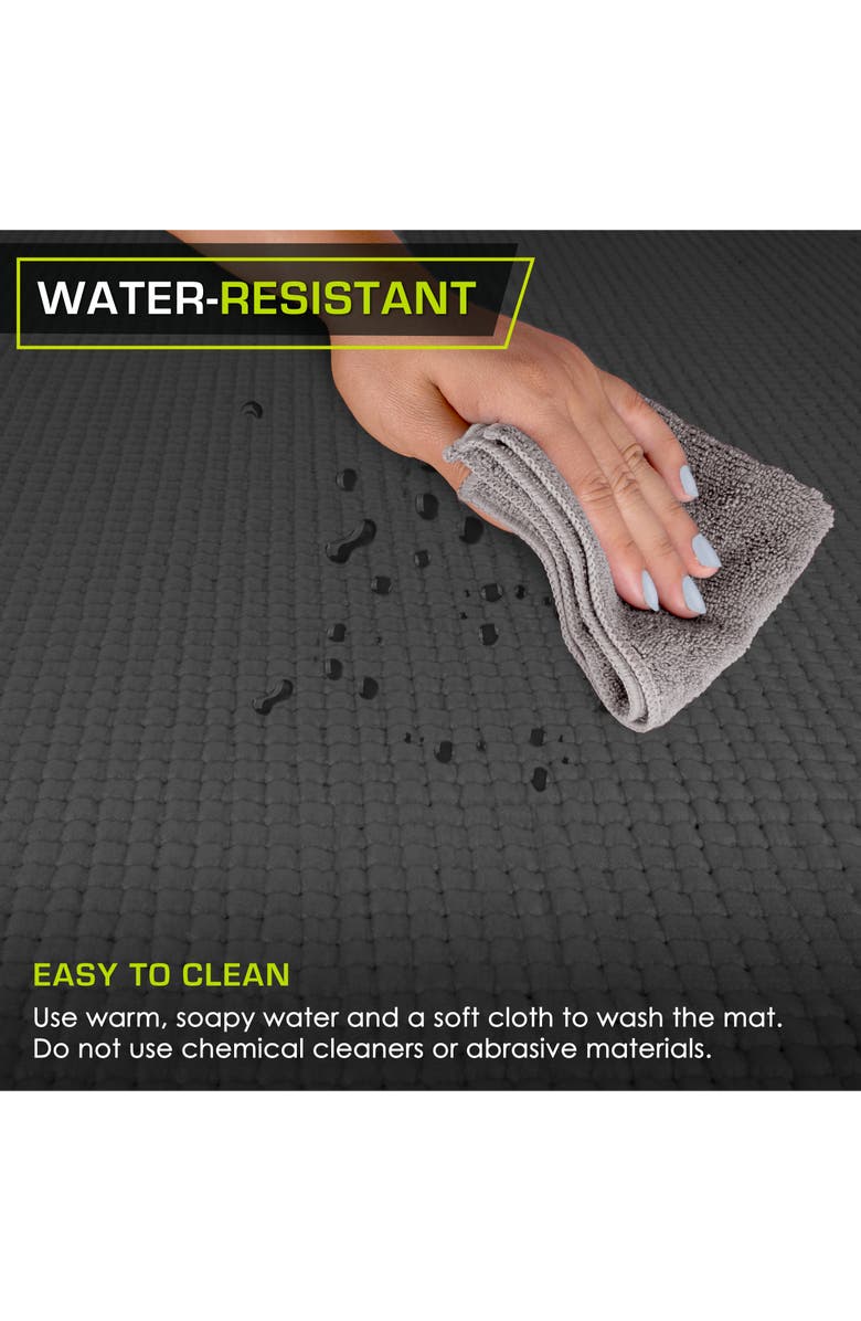 ProsourceFit Classic Yoga Mat 1/8-in, Alternate, color, Black