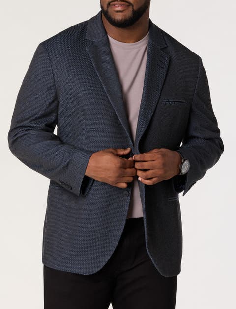 Big & Tall Step Knit Sport Coat