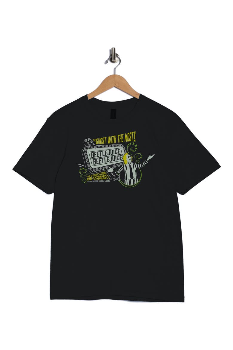 The Ghost Graphic T-Shirt, Alternate, color, BLACK