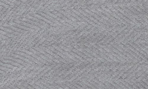Thread & Supply Chevron Knit Shacket In Gray