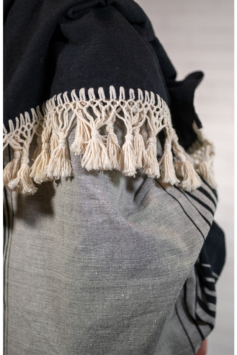 Mexican Blanket, Alternate, color, Black and White