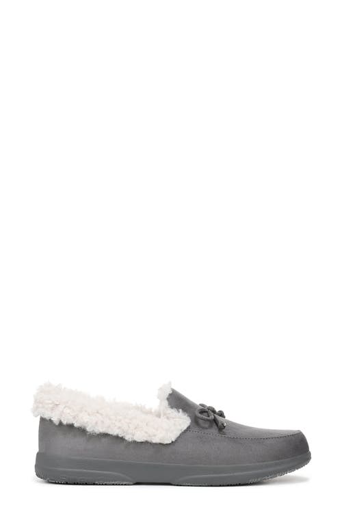 Vionic Claribel Faux Shearling Lined Slipper In Gold