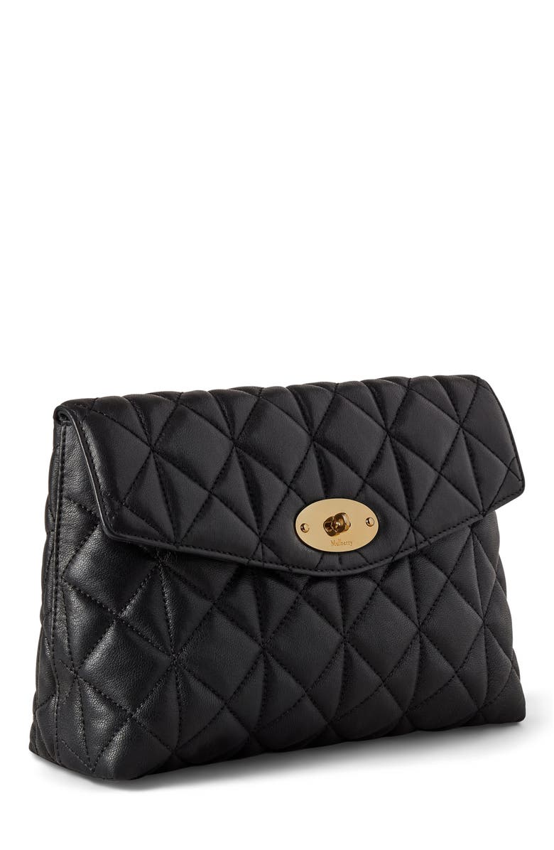 Mulberry Large Darley Cosmetic Pouch, Alternate, color, Black