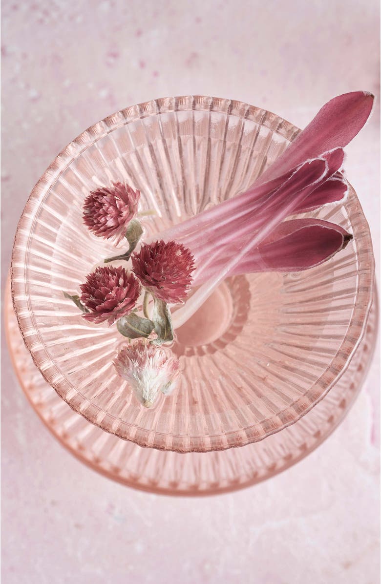 The Collective Home Pressed Pink Martini Glasses - Set of 4, Alternate, color, Clear