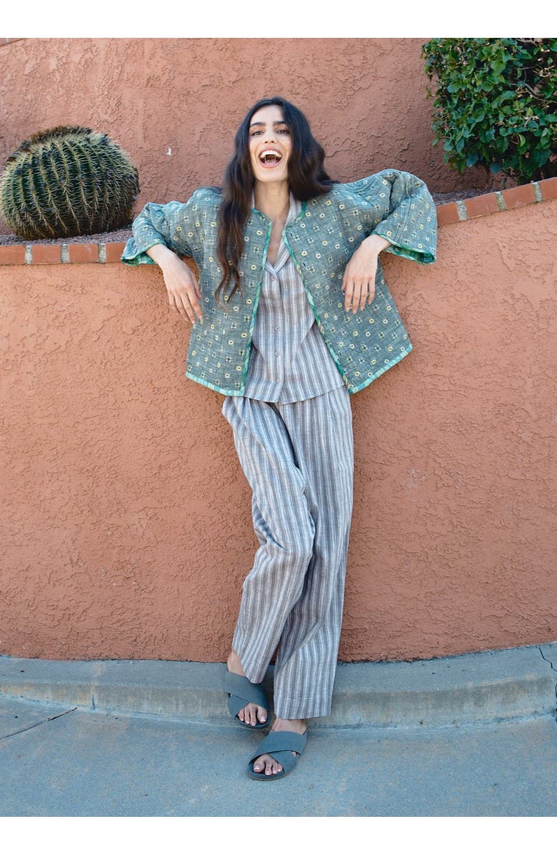 Ace & Jig Amara Quilted and Reversible Cardi Jacket Garden, Alternate, color, Garden