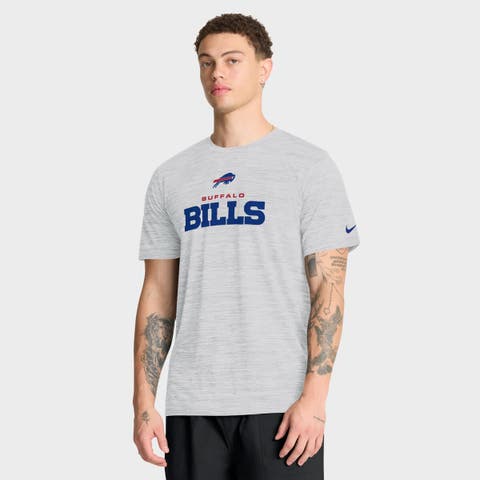 Men's Nike Ash Buffalo Bills Velocity Endurance Run Dri-FIT T-Shirt