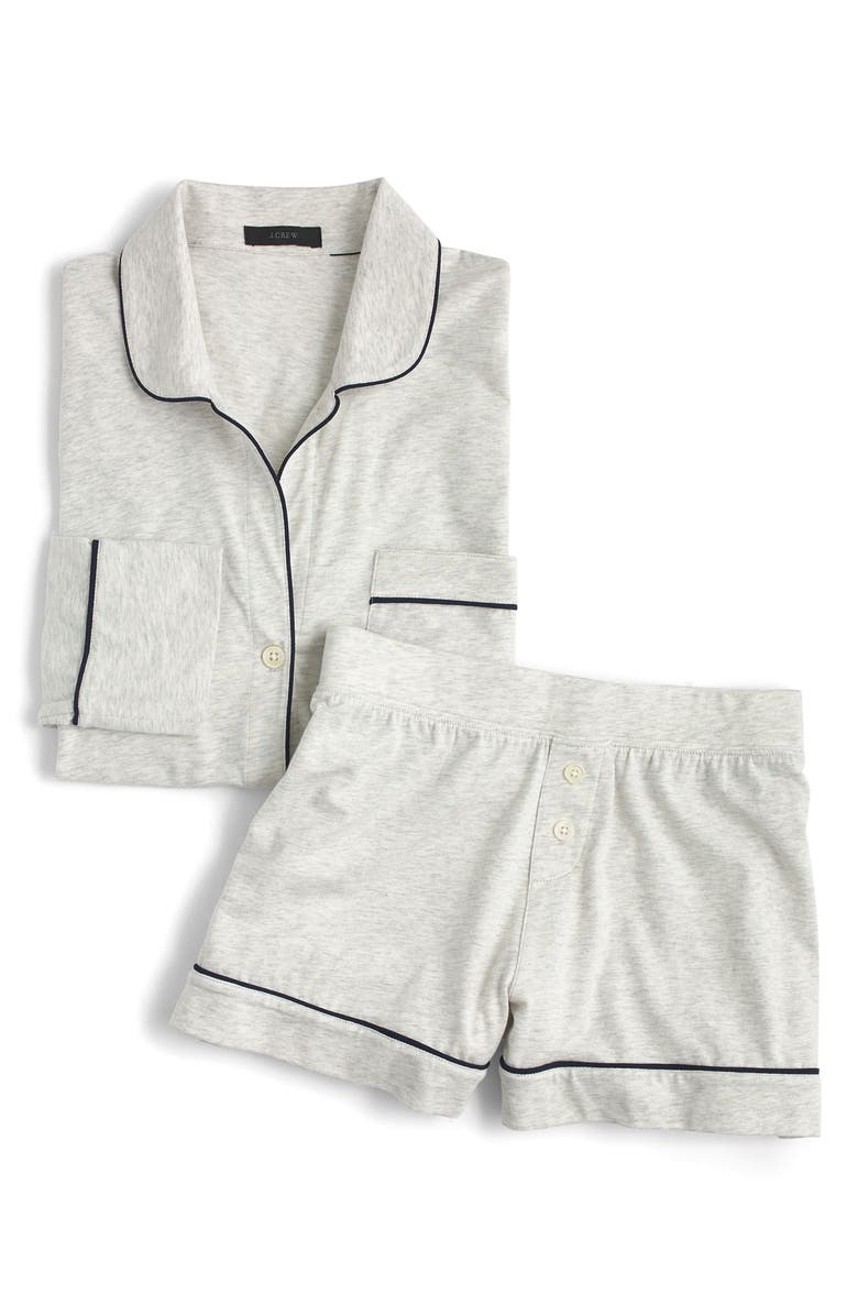 J.Crew Dreamy Short Cotton Pajamas, Alternate, color, 