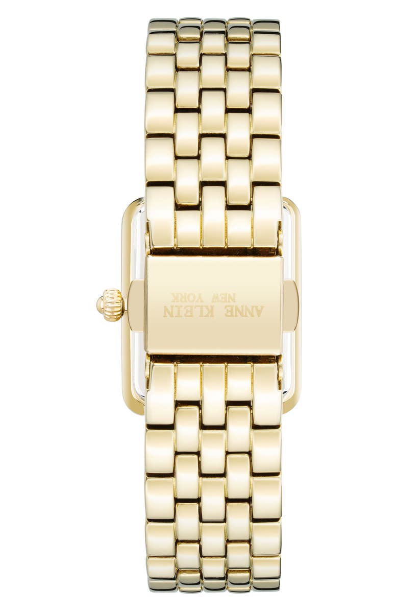 Anne Klein Crystal Bracelet Watch, 26mm x 32mm, Alternate, color,