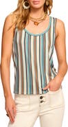 Ramy Brook Bia Stripe Racerback Tank