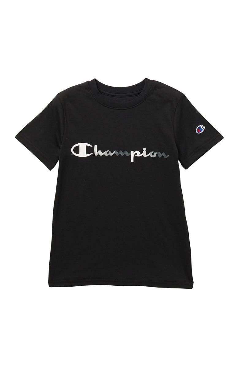 Champion Tonal Script Graphic T-Shirt, Main, color, 