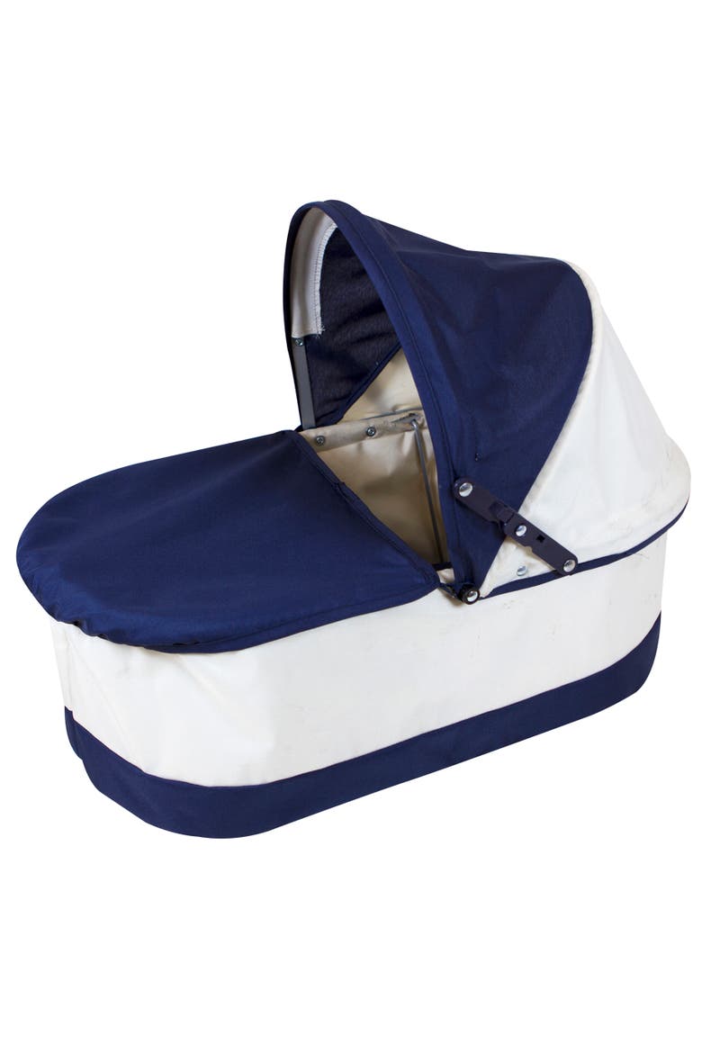Classic Baby Doll Pram, Navy & White, Push Stroller, Adjustable Canopy, Alternate, color, Multicolored