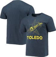 HOMEFIELD Men's Homefield Heathered Navy Toledo Rockets Vintage Logo T-Shirt