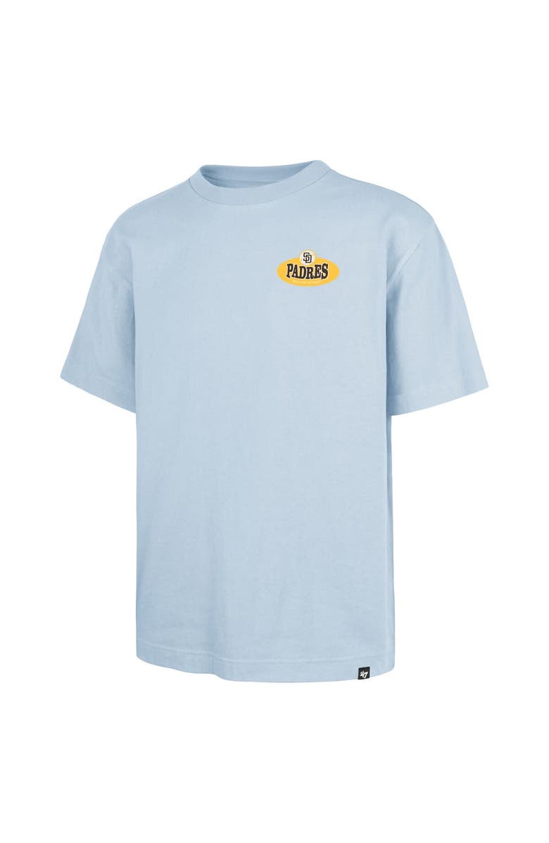 '47 Men's '47 Light Blue San Diego Padres Ice Cream Parlor Foundation T-Shirt, Alternate, color, Light Blue