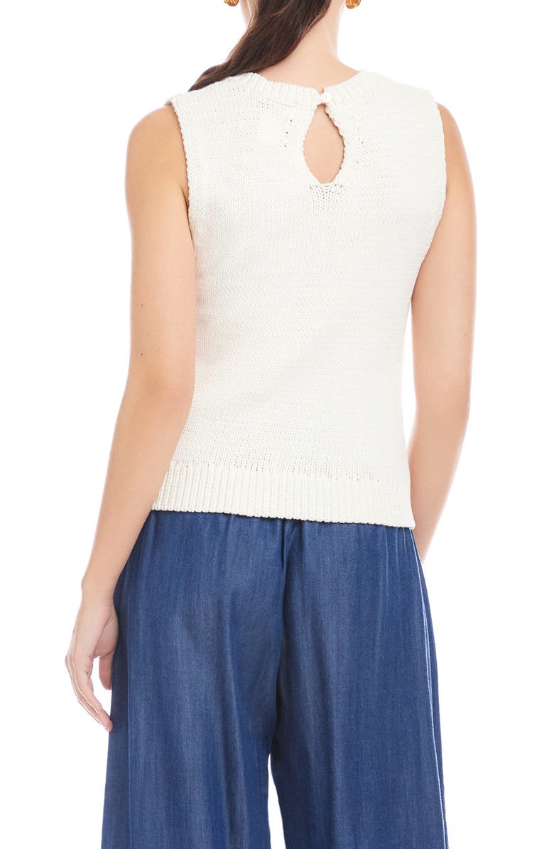 FIFTEEN TWENTY Kimmy Cotton Sweater Tank, Alternate, color, Cream
