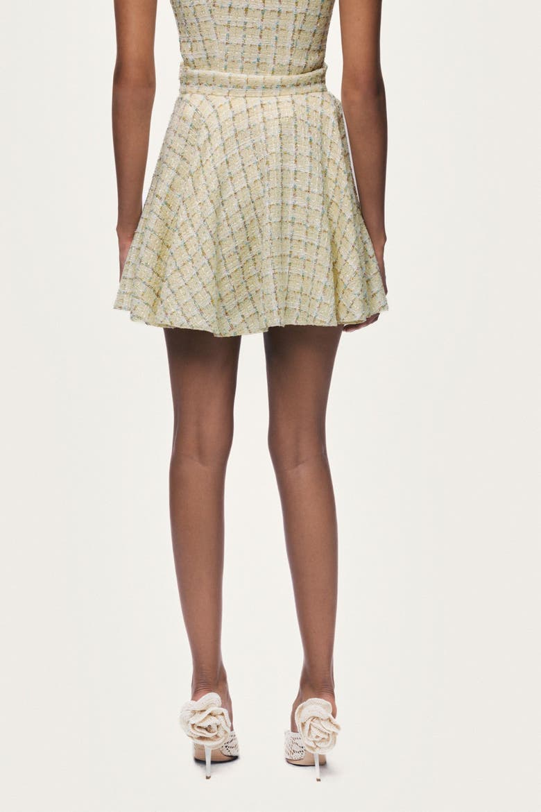 Ruffle Tweed Mini Skirt, Alternate, color, Multi-Colored