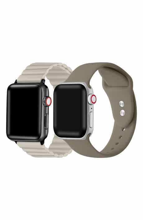 The Posh Tech Assorted 2-Pack Silicone Apple Watch® Watchbands