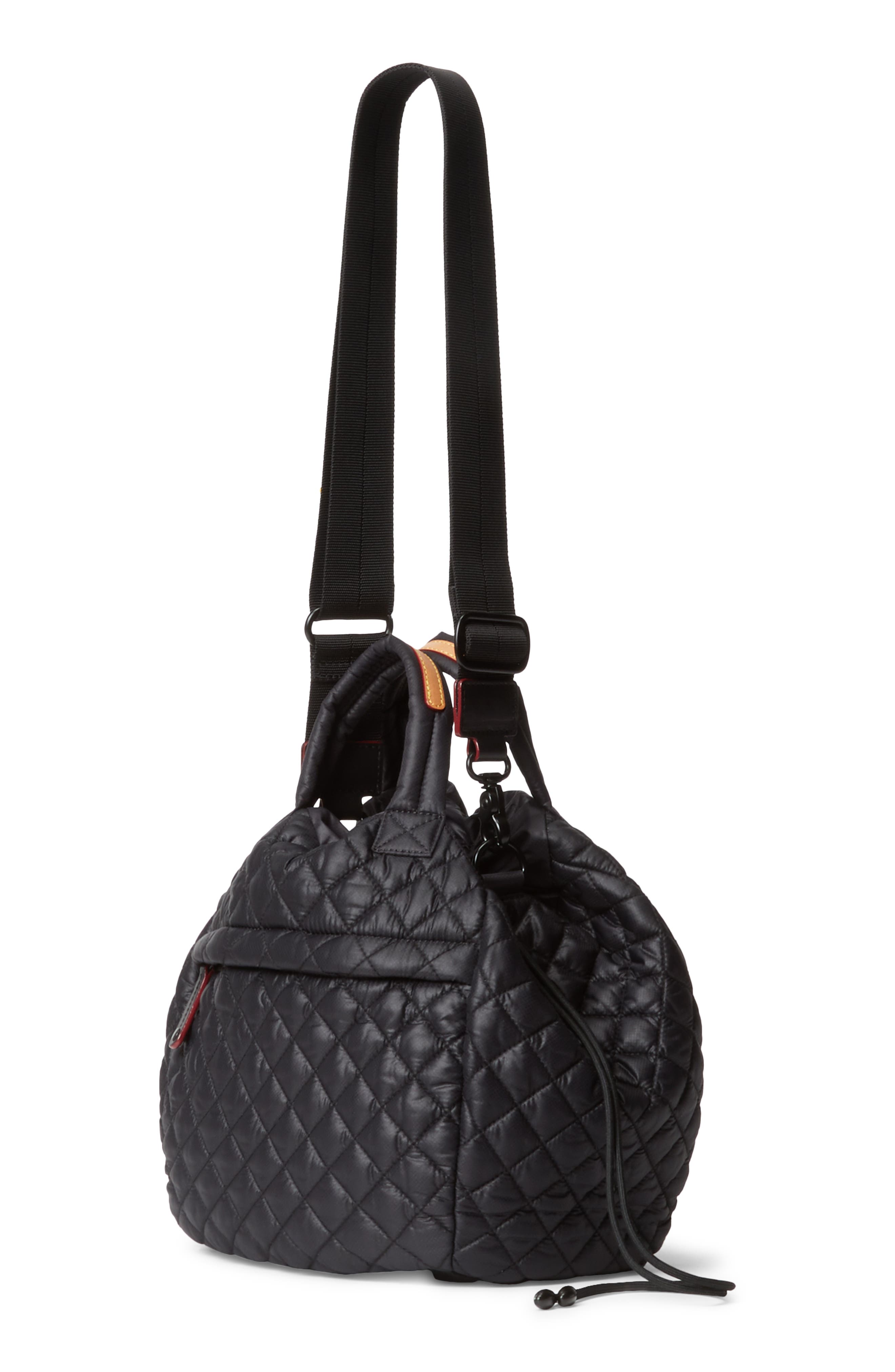 MZ Wallace Metro Water Resistant Nylon Drawstring Bucket Bag, Alternate, color, 