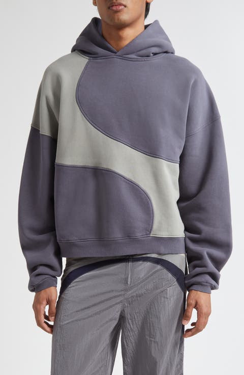 Gender Inclusive Wave Cotton Blend Hoodie