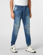 PHILIPP PLEIN Denim Jogging Trousers Basic Men