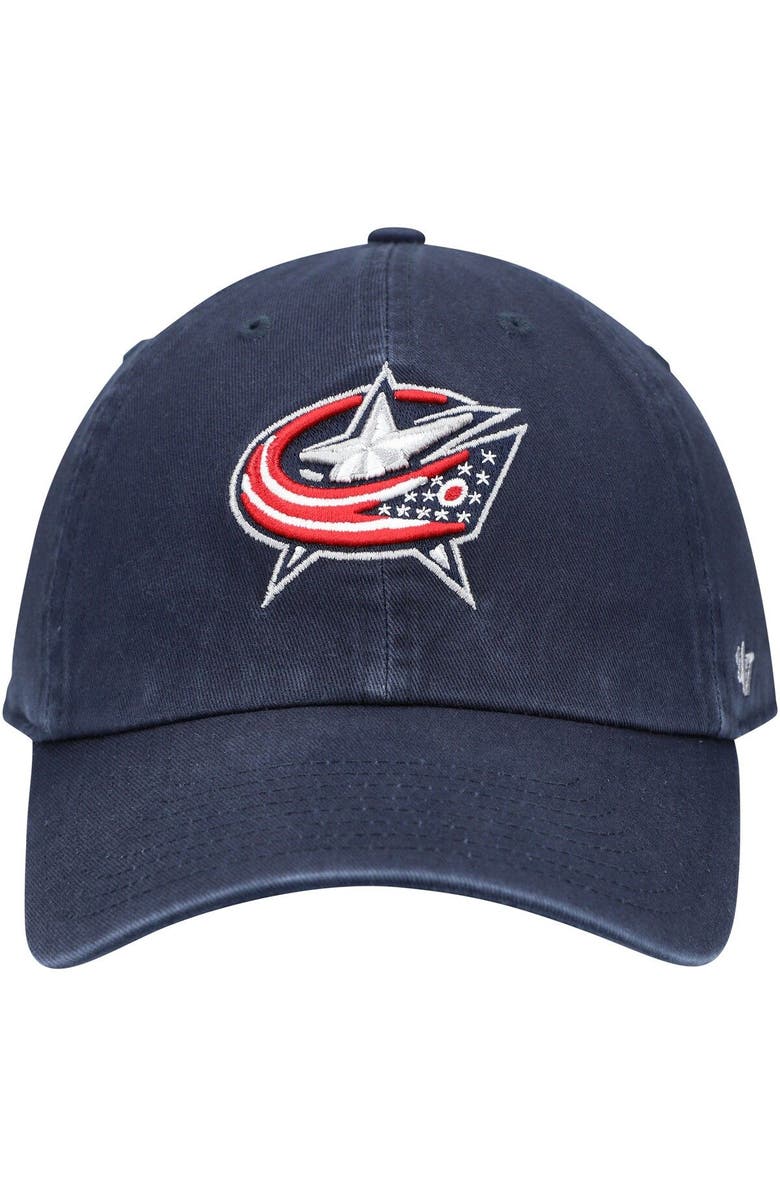 '47 Men's '47 Navy Columbus Blue Jackets Team Clean Up Adjustable Hat, Alternate, color, Navy