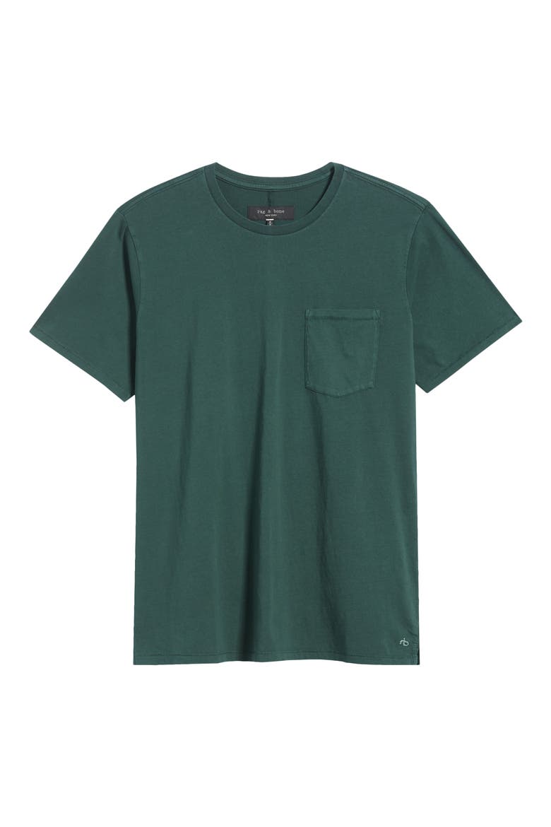 Classic Fit Garment Dye Pocket T-Shirt, Alternate, color, HDDNFRST