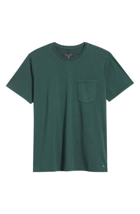 Classic Fit Garment Dye Pocket T-Shirt