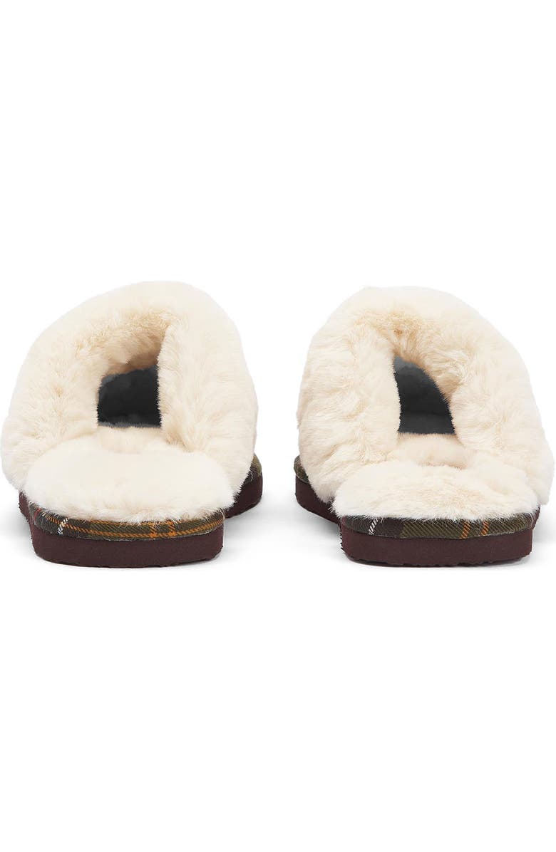Barbour Claudia Faux Fur Lined Scuff Slipper, Alternate, color,