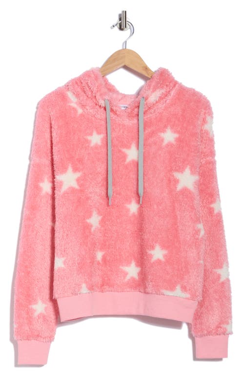 Honeydew Ice Breaker Fair Isle Fleece Hoodie In Pink