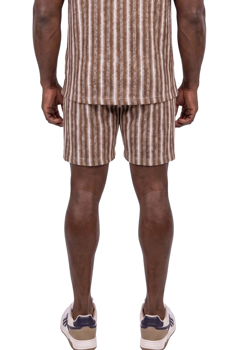 Maceoo Knit Drawstring Shorts, Alternate, color, Brown