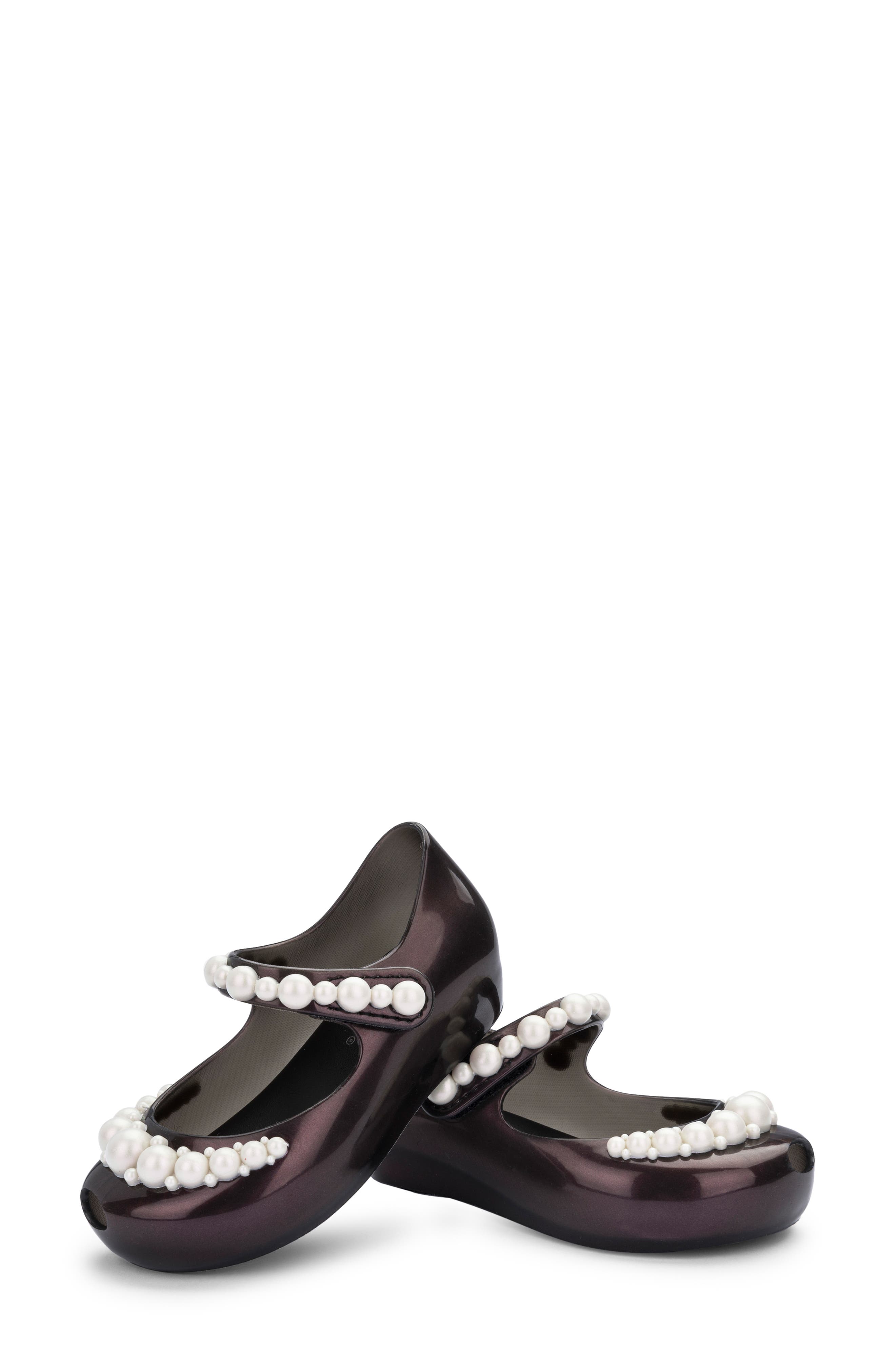 Mini Melissa Ultragirl Girly Mary Jane Flat, Alternate, color, 