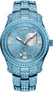 JBW Reserve Jet Setter GMT Diamond
Crystal Bracelet Watch, 46mm
