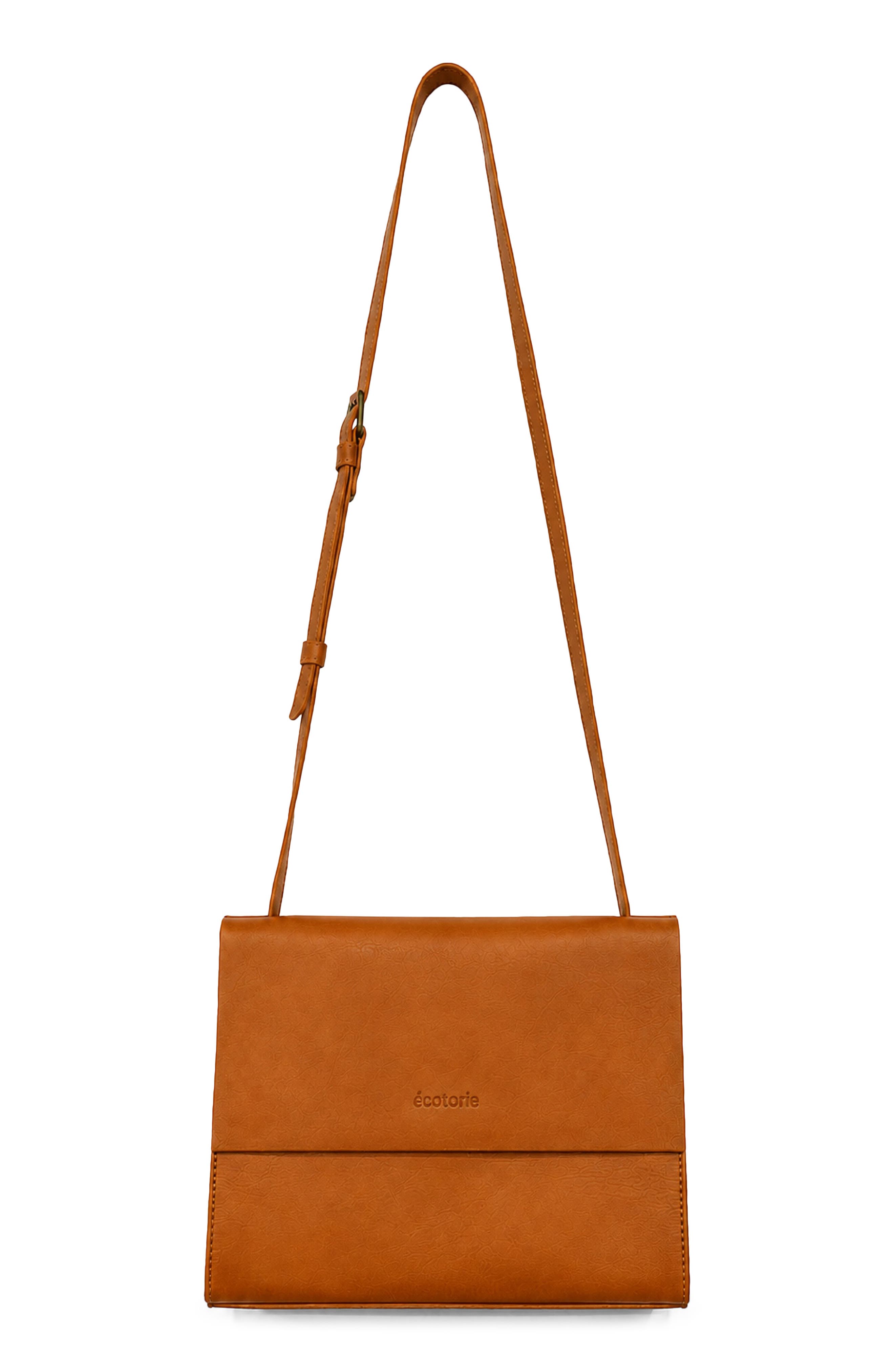 Betty Leather Crossbody Bag, Main, color, CARAMEL